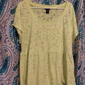 Neon Green Skull Babydoll